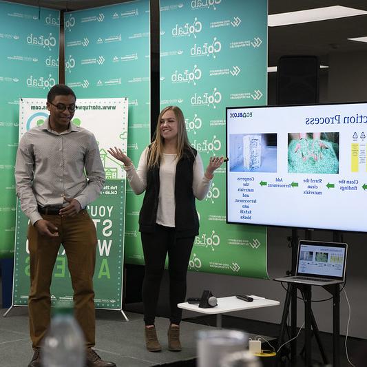 Center for Entrepreneurship students present their idea